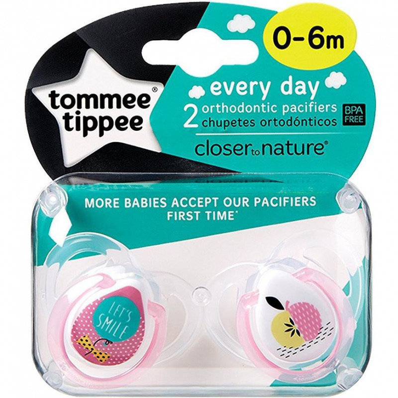 Tommee Tippee játszócumi - Anytime 0-6hó 2 db